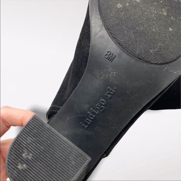 INDIGO RD | Black Lace Up Heels - Picture 5 of 6